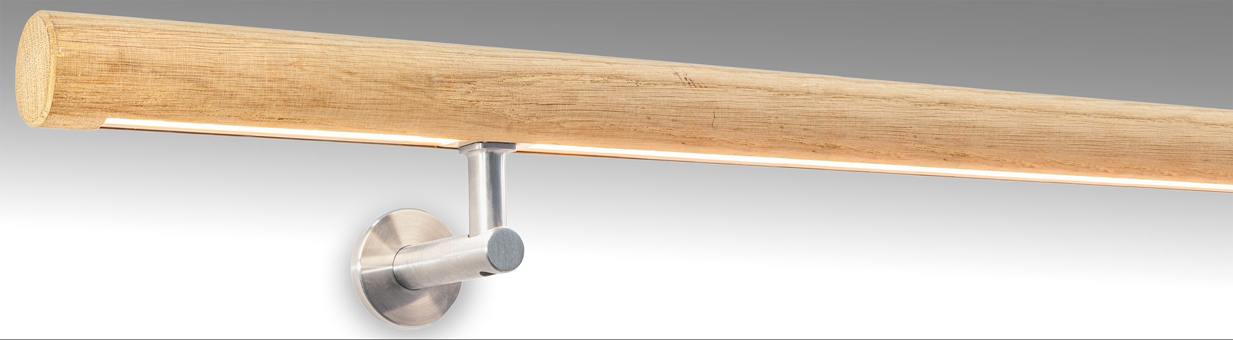 Lumigrip houten trapleuning LED verlichting warm wit