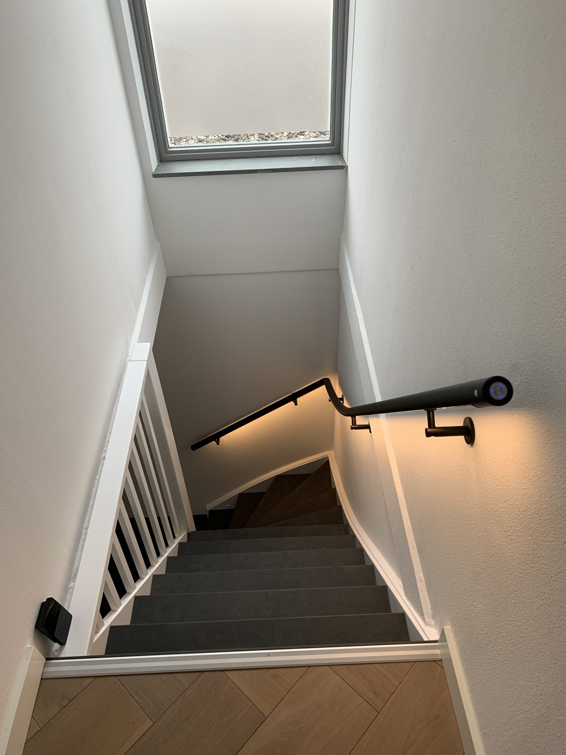 zwarte leuning